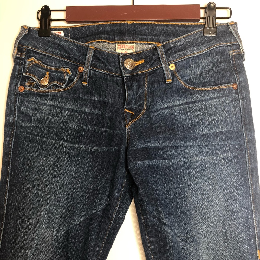 True religion jeans Size 26 Dark wash wide leg